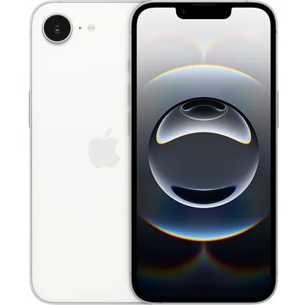 Apple iPhone 16e 128 Go — Blanc, vue 1 sur 5