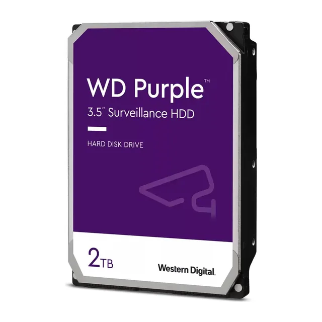 WD Purple 2 To — disque dur de vidéosurveillance (Western Digital)